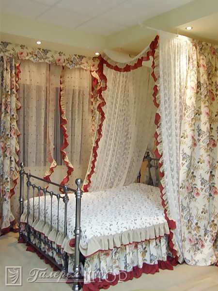 Текстильное оформление спальни